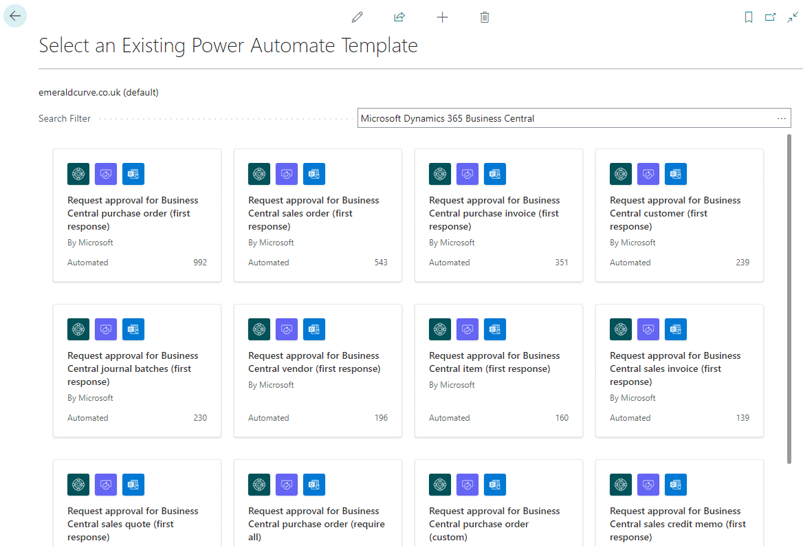 In Microsoft Dynamics 365 Business Central (Power Automate), how do I ...